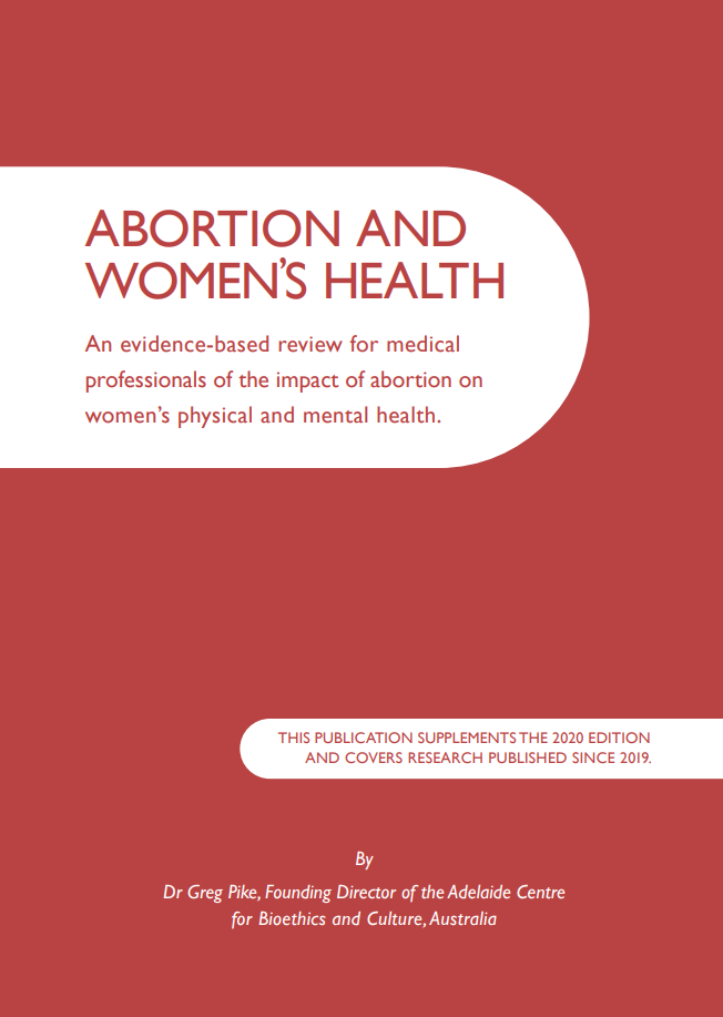 Abortion and Women's Health Supplement